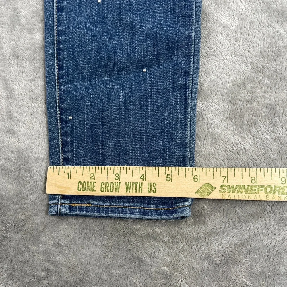 Levi's 311 Shaping Skinny Jeans Women 34 Blue Medium Wash Speckled Mid Rise‎